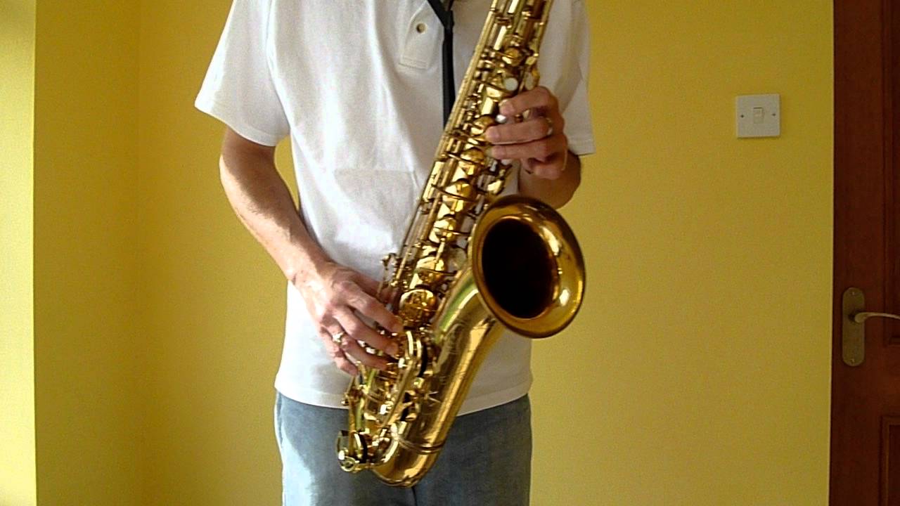 Vintage tenor saxophones